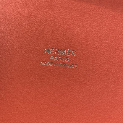 Hermes Bolide 27 Rouge Pivoine Silver Hardware