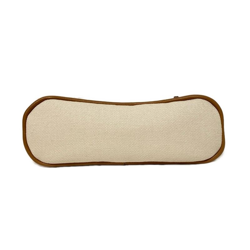 Hermes Pouch Bolide Pouch 15/bolide Pouch Mini Beige And Brown Silver Hardware