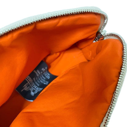 Hermes Pouch Bolide Pouch 15/bolide Pouch Mini Beige And Brown Silver Hardware