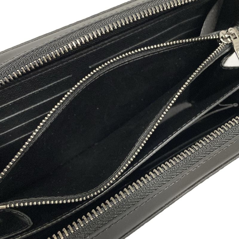 Louis Vuitton Long Wallet Monogram Eclipse Zippy XL In Canvas M61698 Monogram