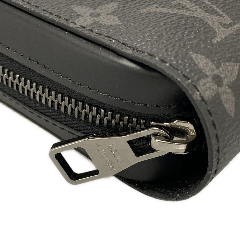 Louis Vuitton Long Wallet Monogram Eclipse Zippy XL In Canvas M61698 Monogram