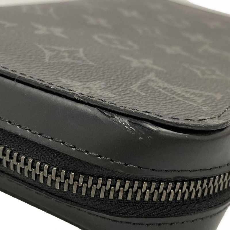 Louis Vuitton Long Wallet Monogram Eclipse Zippy XL In Canvas M61698 Monogram