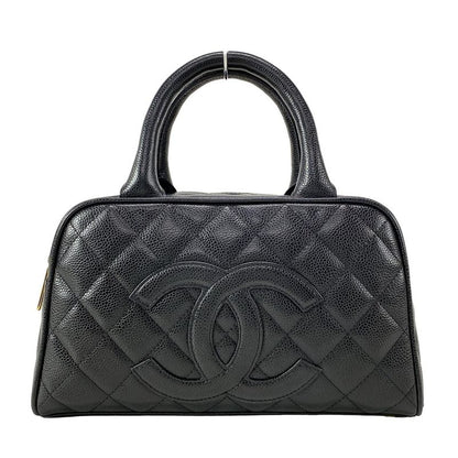 Chanel Handbag Matelasse A20996 Black Mini Boston/gold Hardware
