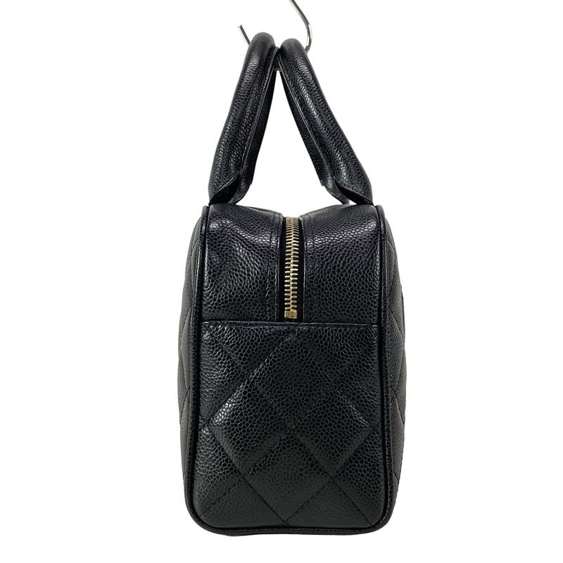 Chanel Handbag Matelasse A20996 Black Mini Boston/gold Hardware