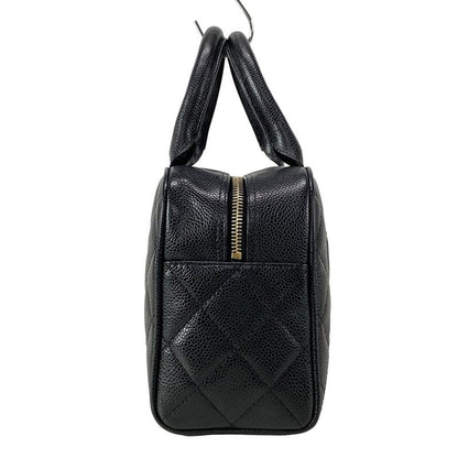 Chanel Handbag Matelasse A20996 Black Mini Boston/gold Hardware