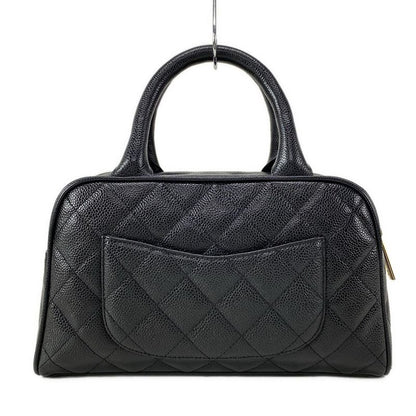 Chanel Handbag Matelasse A20996 Black Mini Boston/gold Hardware