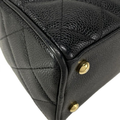 Chanel Handbag Matelasse A20996 Black Mini Boston/gold Hardware