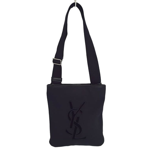 Yvessaint Laurent Rivegauche (ysl) Shoulder Bag - 133163 Black Leather