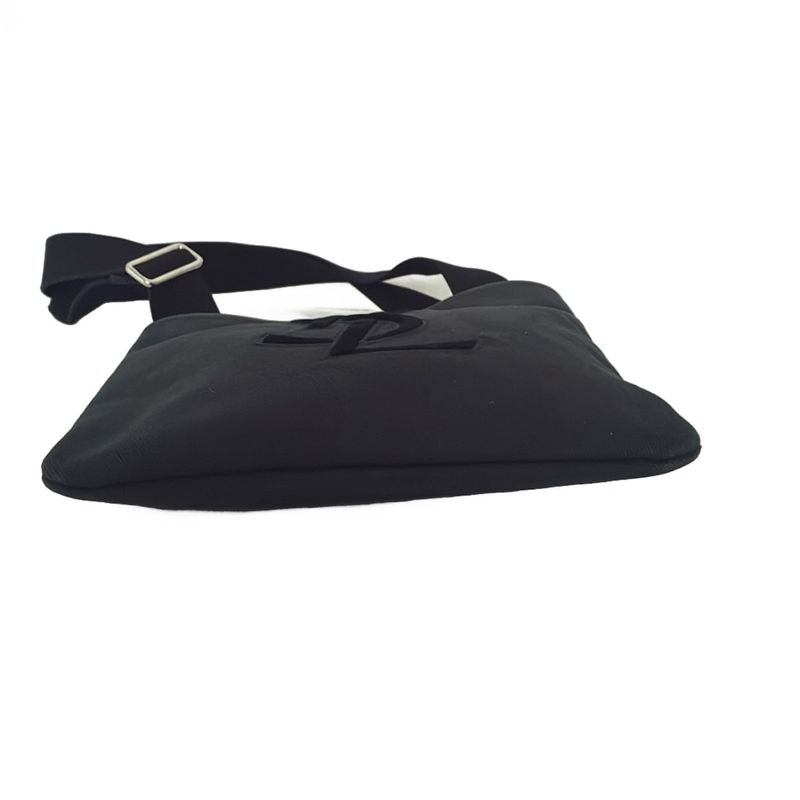 Yvessaint Laurent Rivegauche (ysl) Shoulder Bag - 133163 Black Leather