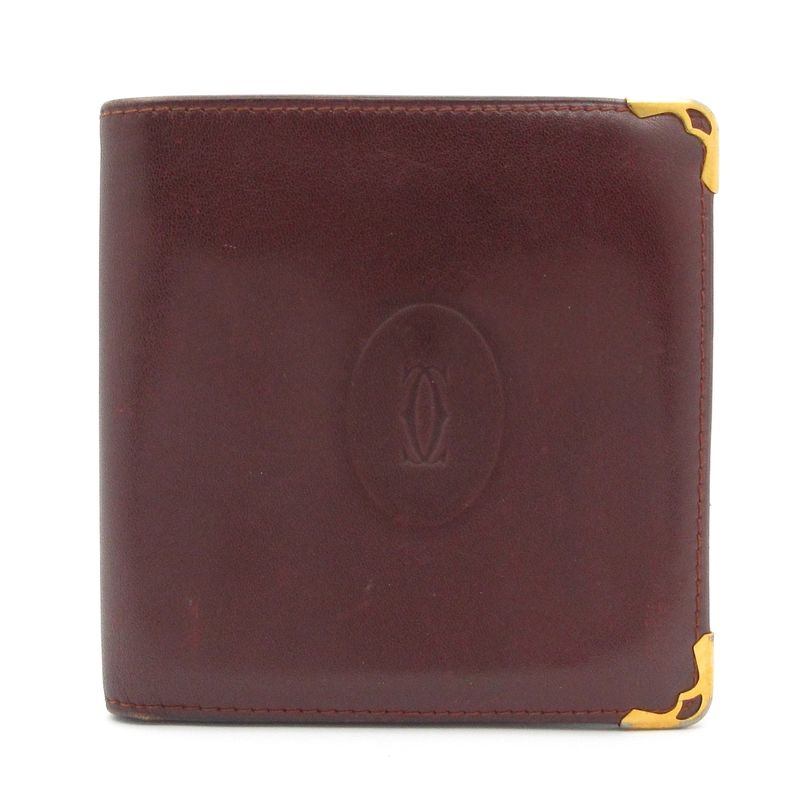 Cartier Bauhinia Leather Wallet Small Model