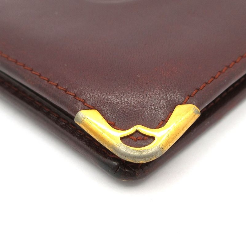 Cartier Bauhinia Leather Wallet Small Model