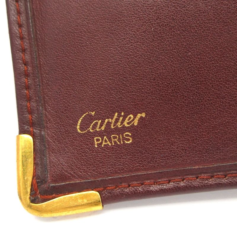 Cartier Bauhinia Leather Wallet Small Model