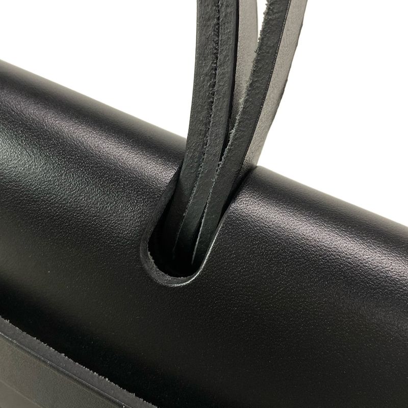 Hermes Handbag Herbag Zip PM Navy And Black Silver Hardware