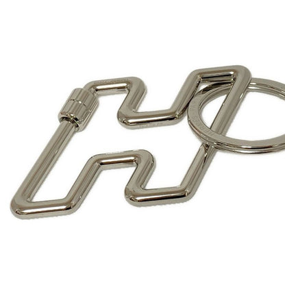 Hermes Key Holder (charm ) H Toe Speed Silver
