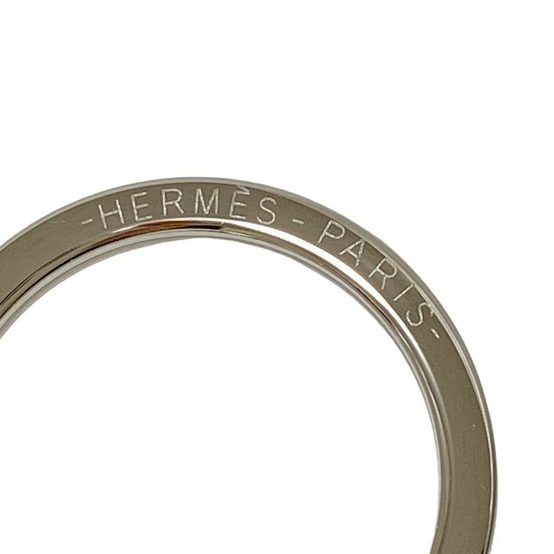 Hermes Key Holder (charm ) H Toe Speed Silver