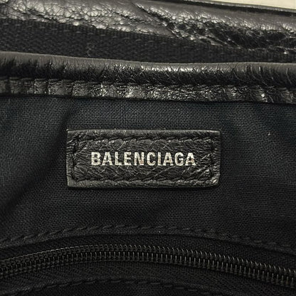 Balenciaga Tote Bag Navy Cabas XS 542018 Black Mini Bag Leather