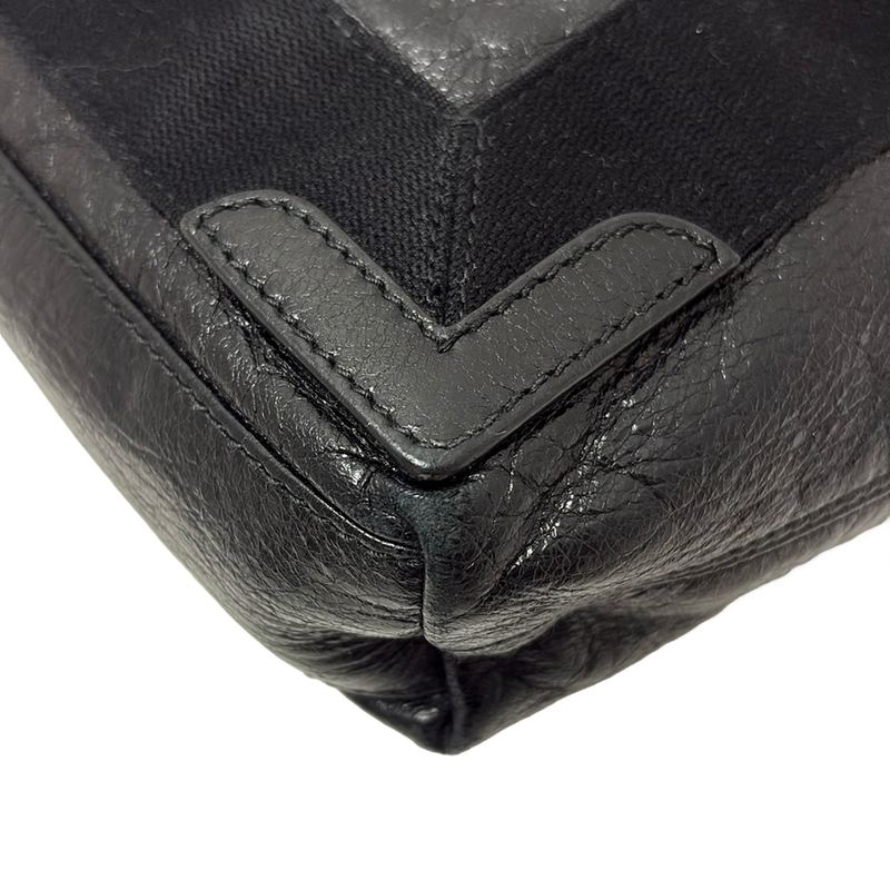 Balenciaga Tote Bag Navy Cabas XS 542018 Black Mini Bag Leather