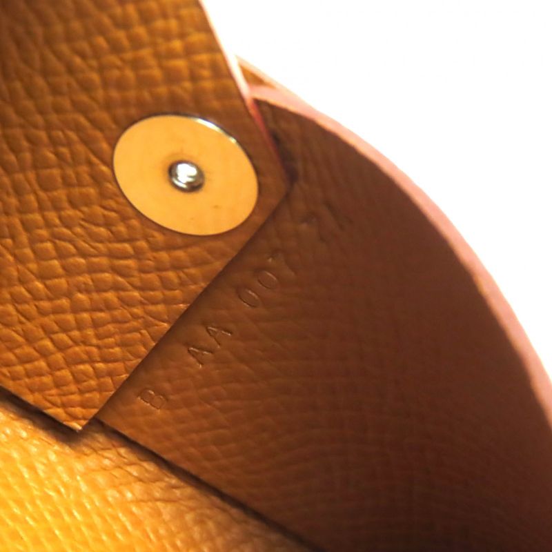 Hermes Calvi Vaux Epson Gold Silver Hardware Card Case Business Card Holder