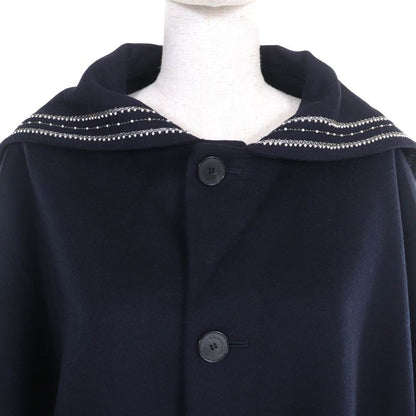 Christian DIOR 25SS 510c80y1116 Wool Rabbit Logo Studded Sailor Collar Jacket