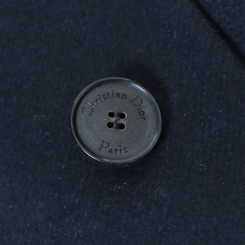 Christian DIOR 25SS 510c80y1116 Wool Rabbit Logo Studded Sailor Collar Jacket