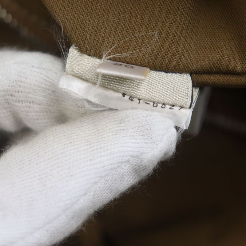 Hermes 24SS Serie Button Stitch Design Double Zip-up Jacket Brown 50 Made In