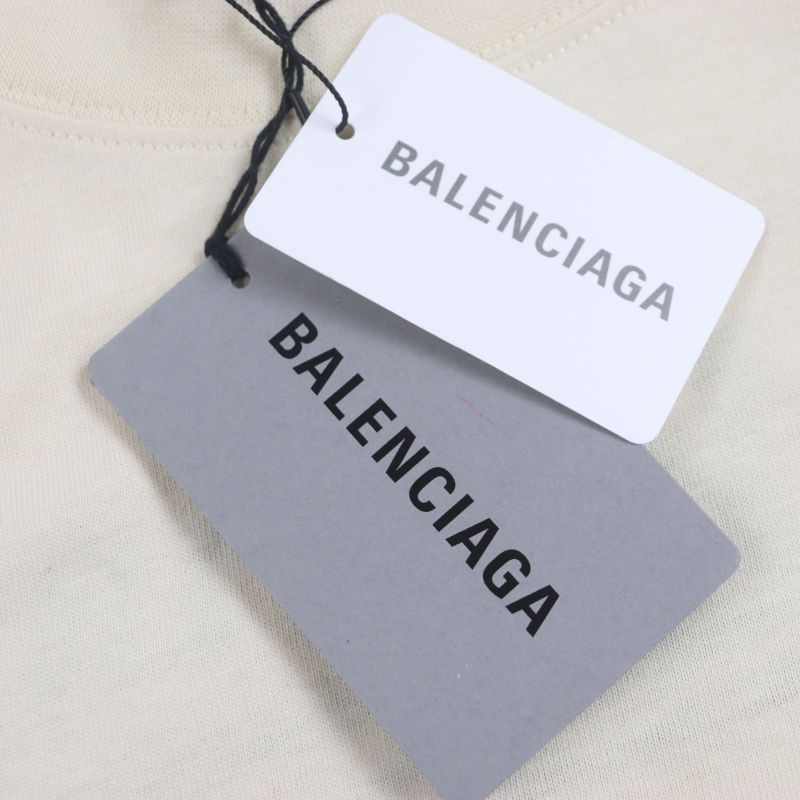 Balenciaga 22AW 641655 Logo Embroidery Oversized Short Sleeve Short Sleeve