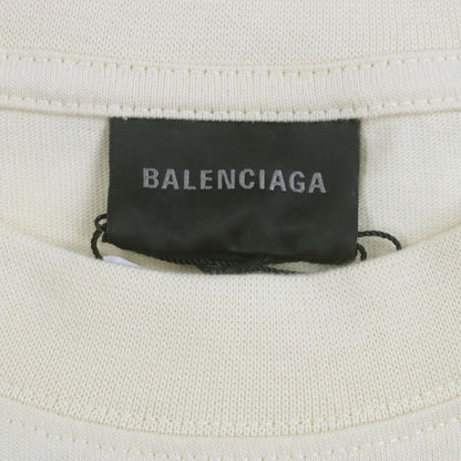 Balenciaga 22AW 641655 Logo Embroidery Oversized Short Sleeve Short Sleeve