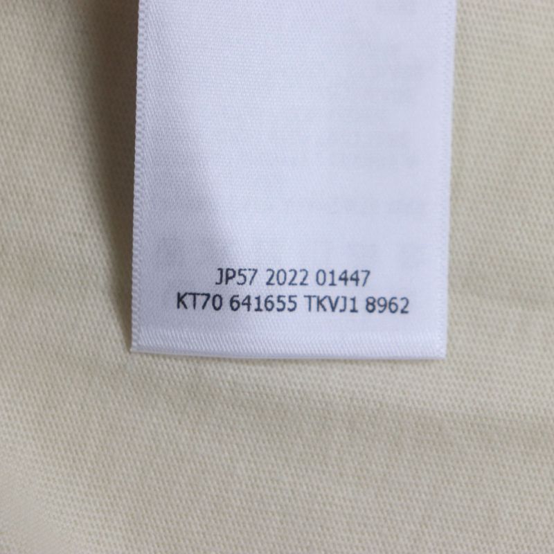 Balenciaga 22AW 641655 Logo Embroidery Oversized Short Sleeve Short Sleeve