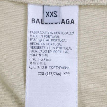 Balenciaga 22AW 641655 Logo Embroidery Oversized Short Sleeve Short Sleeve