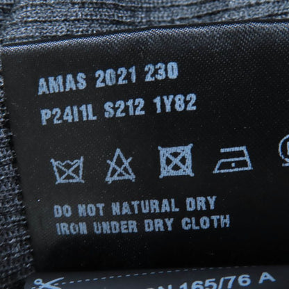 Prada 2021 P24i1l 100% Silk Rhinestone Knit Short Sleeve Polo Shirt Top Grey 38