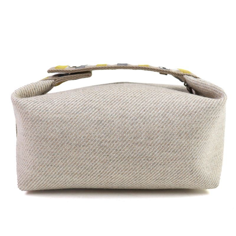 Hermes Brid A Black PM Au Carre 100% Wool Sègre Silver Hardware Serie Button