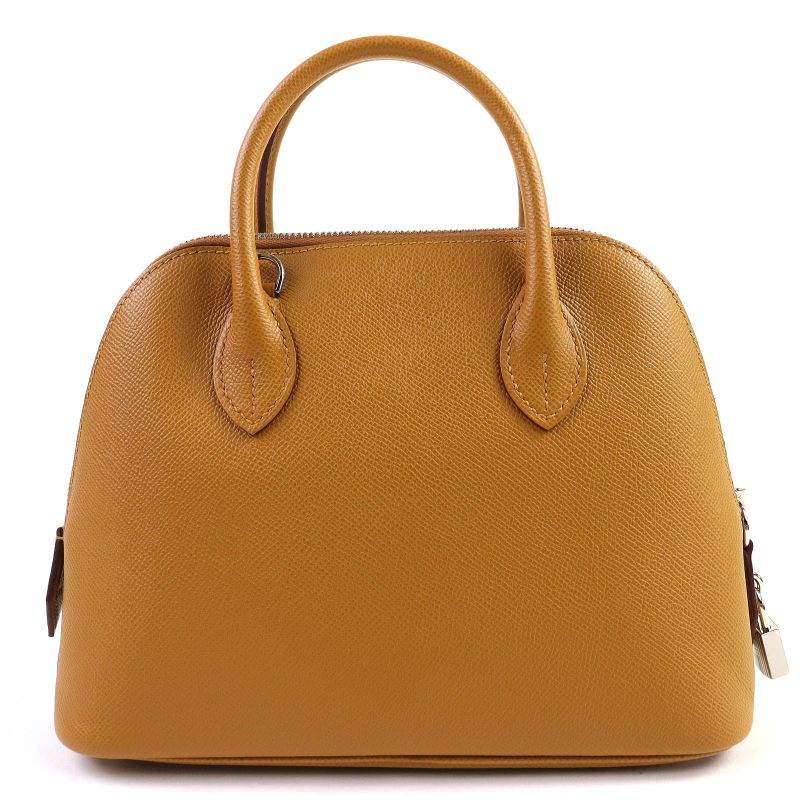 Hermes Bolide 1923 25 Sangle Sesame Silver Hardware Epson 2-way Handbag