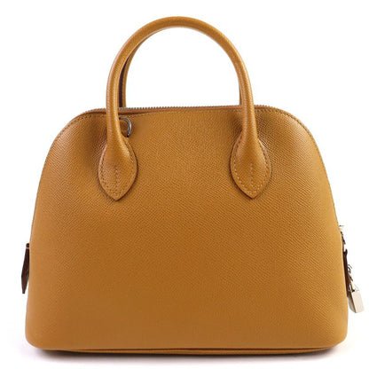 Hermes Bolide 1923 25 Sangle Sesame Silver Hardware Epson 2-way Handbag