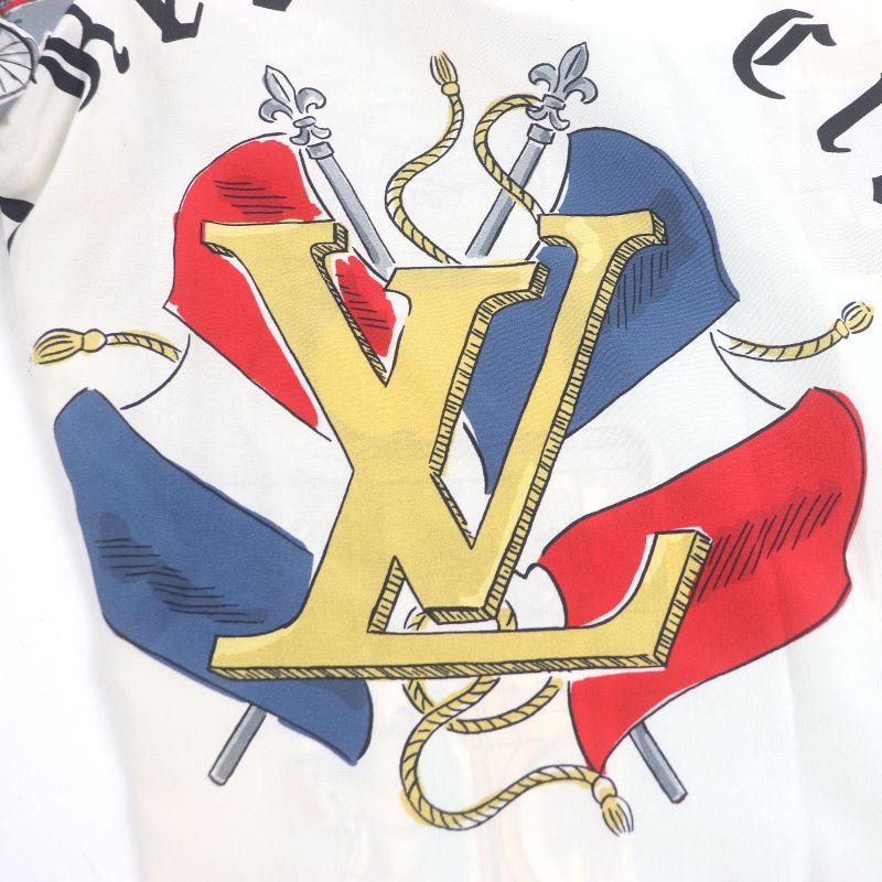 Louis Vuitton 19AW 100% Silk LV 2054 Arc De Triomphe Eiffel Tower All Over