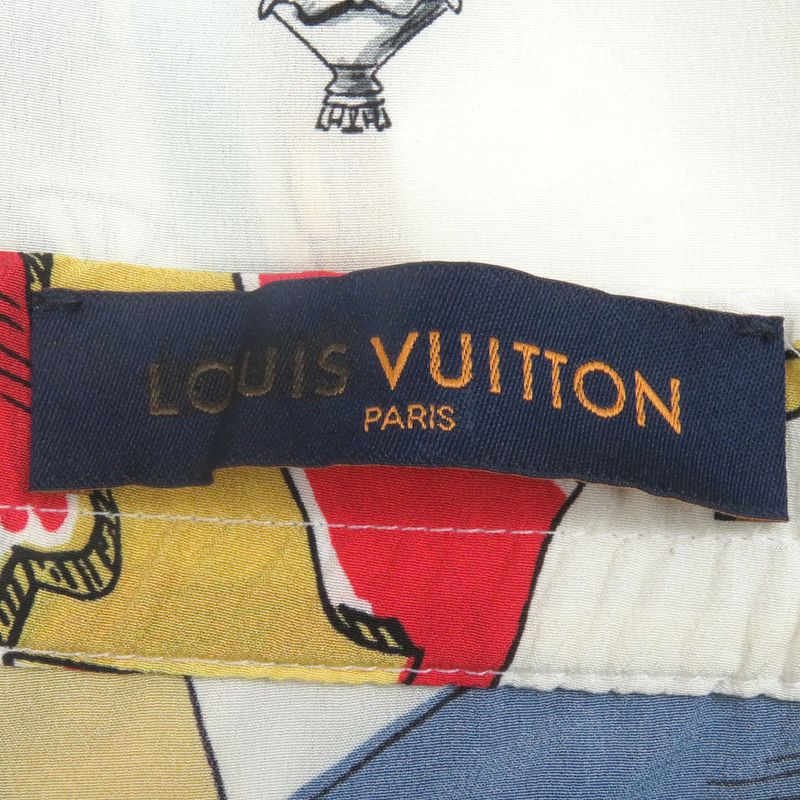 Louis Vuitton 19AW 100% Silk LV 2054 Arc De Triomphe Eiffel Tower All Over