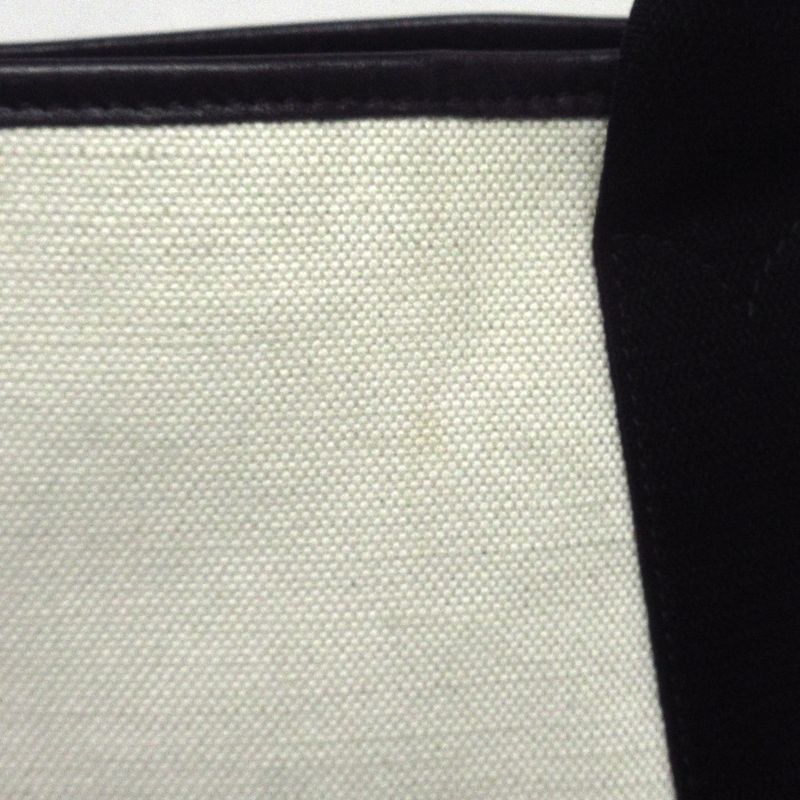 Balenciaga Tote Bag Navy Cabas Su XS 390346 Ivory And Black Leather