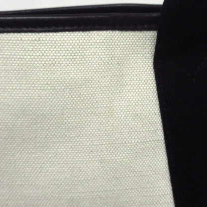 Balenciaga Tote Bag Navy Cabas Su XS 390346 Ivory And Black Leather