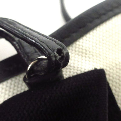 Balenciaga Tote Bag Navy Cabas Su XS 390346 Ivory And Black Leather