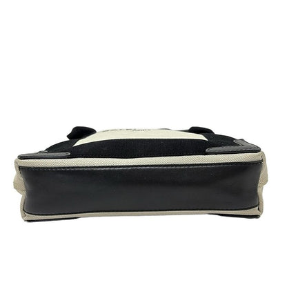 Balenciaga Tote Bag Navy Cabas Su XS 390346 Ivory And Black Leather