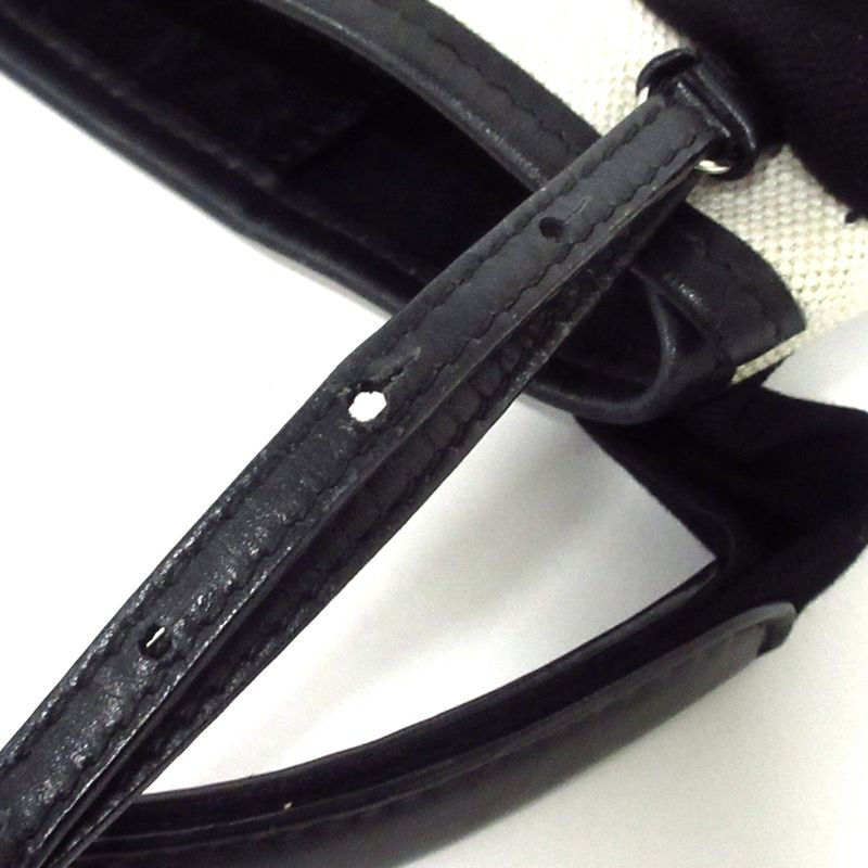 Balenciaga Tote Bag Navy Cabas Su XS 390346 Ivory And Black Leather