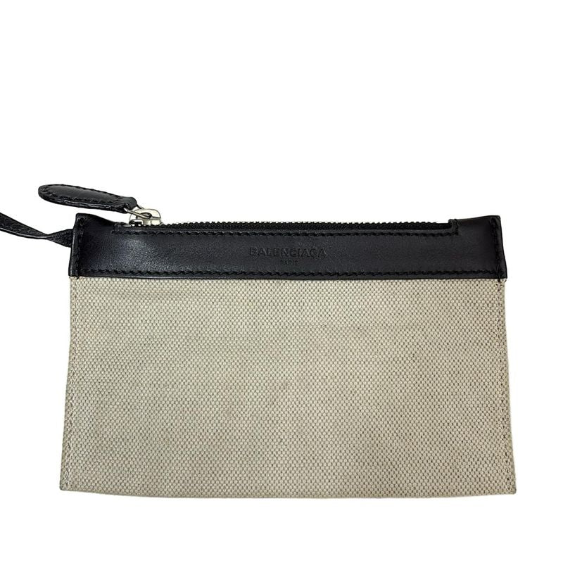 Balenciaga Tote Bag Navy Cabas Su XS 390346 Ivory And Black Leather