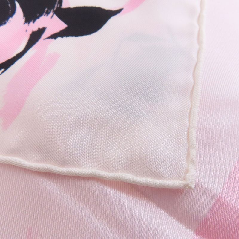 Christian DIOR Floral Scarf Silk Women