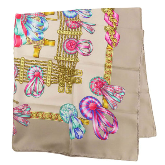 Hermes Carré 90 Horse Ribbon Scarf Silk Women