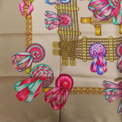 Hermes Carré 90 Horse Ribbon Scarf Silk Women