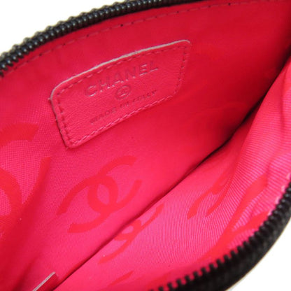 Chanel Coco Mark Accessory Pouch Lambskin Women