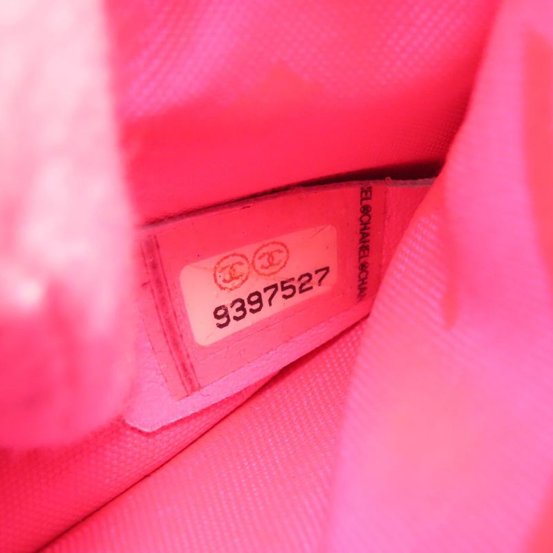 Chanel Coco Mark Accessory Pouch Lambskin Women