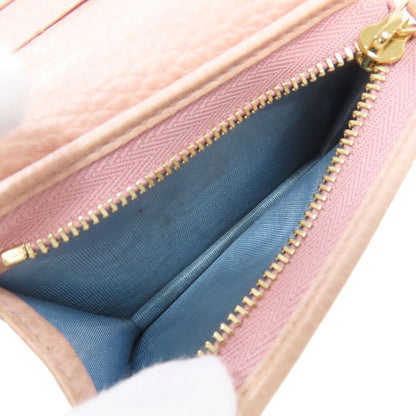 Gucci 456126 GG Marmont Double G Fold Wallet With Coin Purse Calf Women