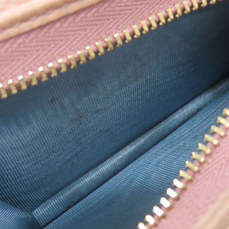 Gucci 456126 GG Marmont Double G Fold Wallet With Coin Purse Calf Women