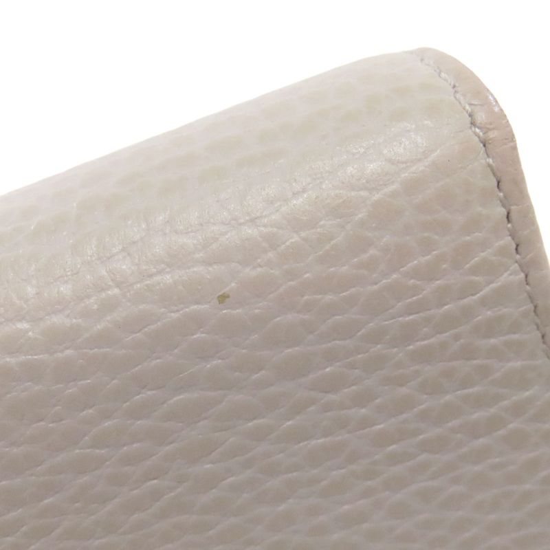 Gucci 456126 GG Marmont Double G Fold Wallet With Coin Purse Calf Women