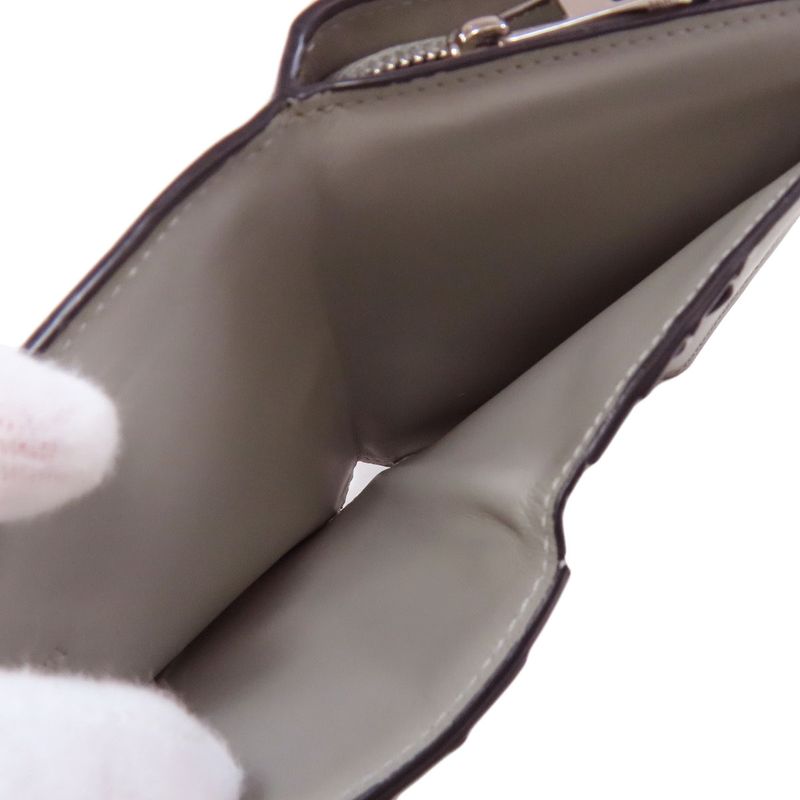 Loewe Puzzle Compact Folding Wallet With Coin Purse Calf Women